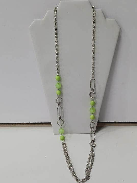 Bundle of Assorted Green Tone Fashion Costume Jewelry image number 2