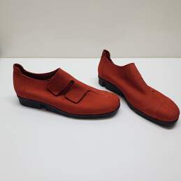 Arche Red Suede Strap Casual Shoes Women Sz 8.5
