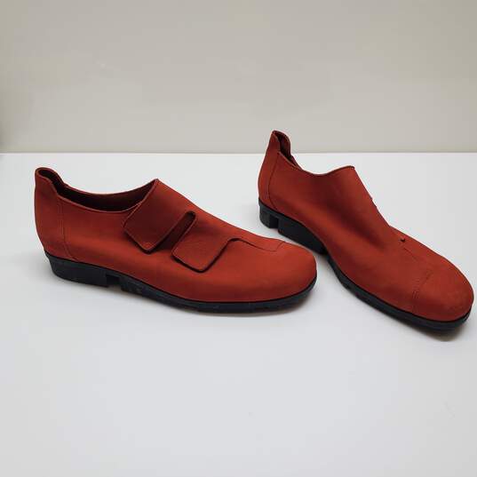 Arche Red Suede Strap Casual Shoes Women Sz 8.5 image number 1