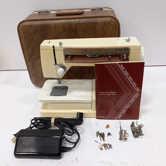 VINTAGE SINGER SEWING MACHINE POWER CORD WITH FEMALE PUSH ON