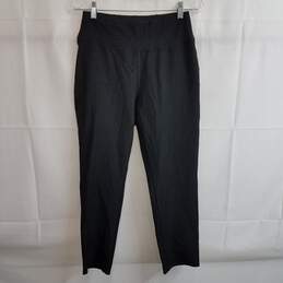 Eileen Fisher black knit straight leg pants PS