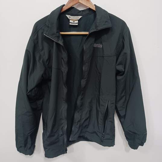 Buy the Columbia Field Gear Interchange Black Nylon Hooded Jacket Men's ...