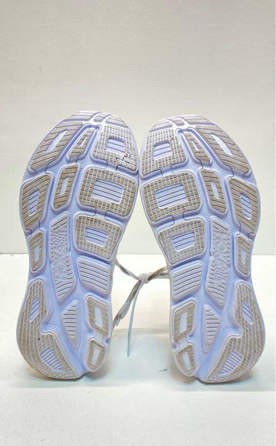 Hoka One One White Sneaker Casual Shoe Men 10.5 image number 4