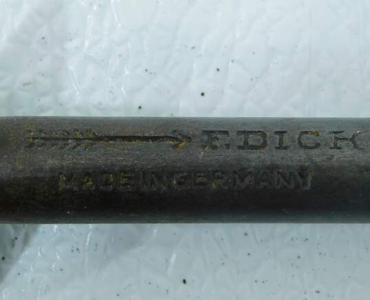 Vintage F. DICK Sharpening Steel Knife Honing Tool  Germany 21in Long image number 3