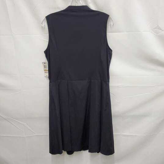 NWT Alfani WM's Black Knee Length Cocktail Dress Size 12P image number 2