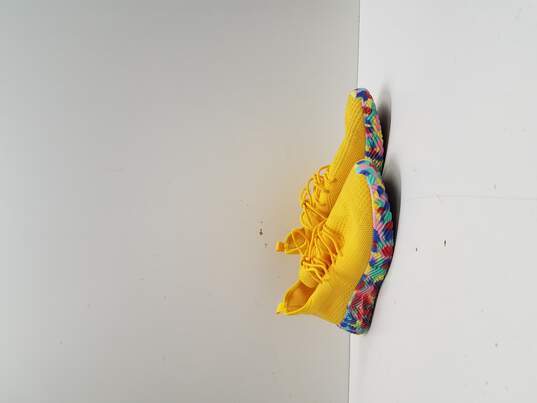 PONY PP2-Fireworks Yellow Knit Sneakers Women's Size 10 image number 3