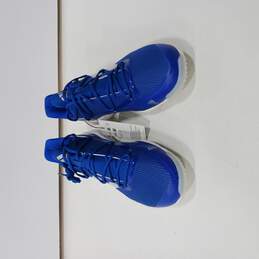 Adidas Men's Adizero Afterburner 8 Turf Blue And White Baseball Shoe Size 8.5