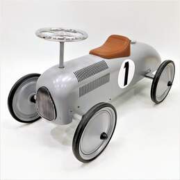 Schylling Speedster - Silver Race Car Ride On Scooter Pressed Steel
