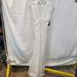 Guess Long Sleeveless Pure White Creta Dress Women's Size M NWT image number 1