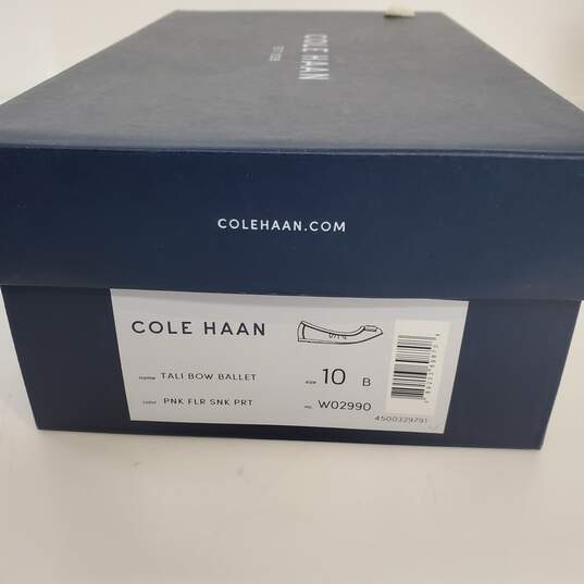 Cole Haan Floral Tali Bow Ballet Shoes W/Box Women's Size 10B image number 6