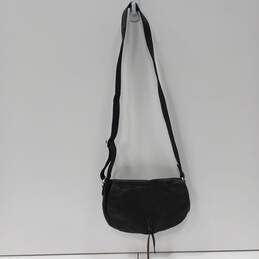 Lucky Brand Black Pebbled Leather Handbag