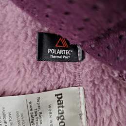 Patagonia WM's Pink Fleece Polartec Thermal Insulated Snap Button Pullover Size SM