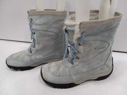 Columbia Women's Lavela Light Blue Suede Winter Boots Size 10 alternative image
