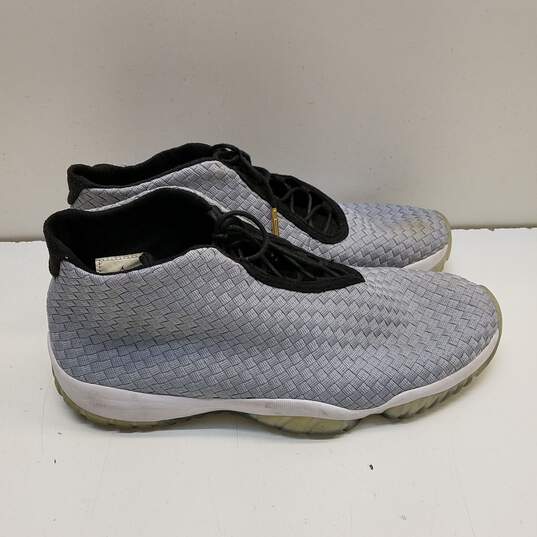 Jordan Future Premium Metallic Silver Men's Athletic Shoes Size 14 image number 2