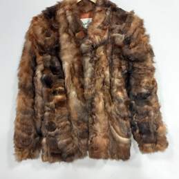 Women's Duplers Patchwork Fur Coat