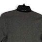 Womens Gray 3/4 Sleeve Angled Hem Open Front Cardigan Sweater Size M image number 4