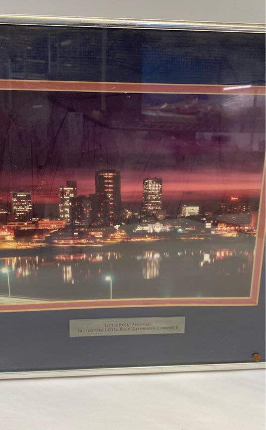 Little Rock Arkansas Cityscape Photography Matted & Framed image number 5
