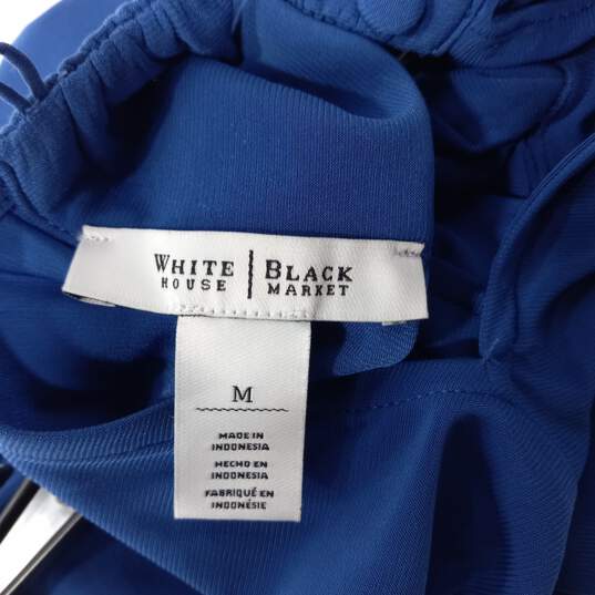White House|Black Market Blue Tank Blouse Women's Size M image number 3