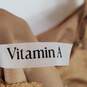 Vitamin A Women Gold Metallic Bodysuit M NWT image number 3