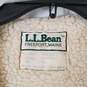 L.L Bean Men's Brown Leather Vest SZ M/L image number 2