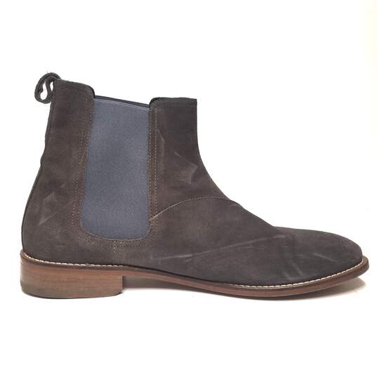 Represent Suede Leather Chelsea Boots Grey 12 image number 2