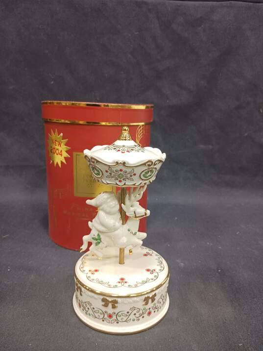 Lenox Christmas Carousel Musical Figurine in Box image number 1