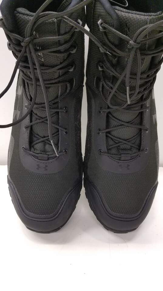 Under Armour Valsetz RTS 1.5 Black Side Zip Combat Boots Men's Size 14 image number 6