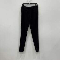 Prada Womens Black Slash Pocket Belt Loops Flat Front Dress Pants Size 40 w/ COA alternative image