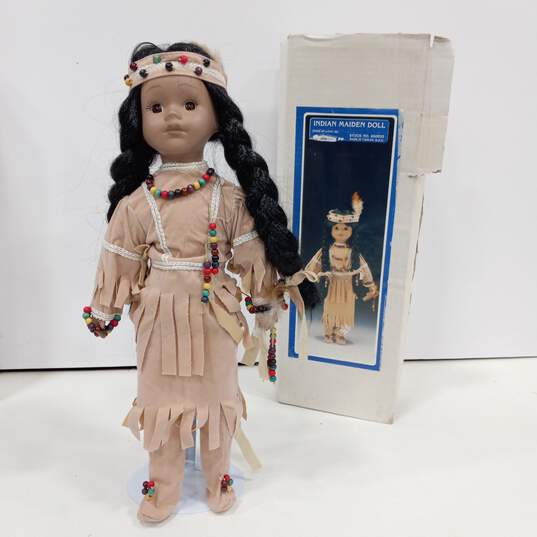 House of LLoyd Indian Maiden & Pricilla Porcelain Dolls image number 4