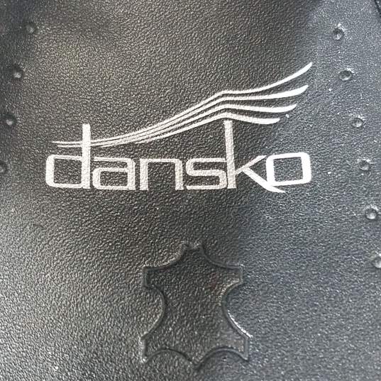 Dansko Black Leather Clogs Women's Size 40 image number 6