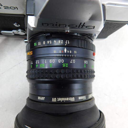 Minolta SRT 201 Camera w/ Minolta MD Rokkor-X 50mm Lens image number 9