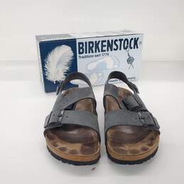 Vintage Birkenstock Milano Basalt Black Nubuck Sandals Unisex Size M 5 | W 7