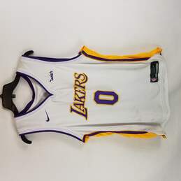 Wish Lakers Kyle Kuzma #0 Men White Jersey No Size