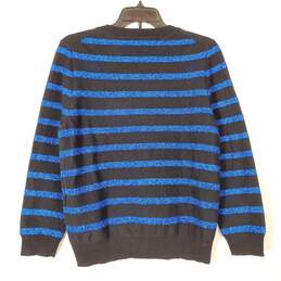 Marc Jacobs Women Black/Blue Striped Sweater M NWT alternative image