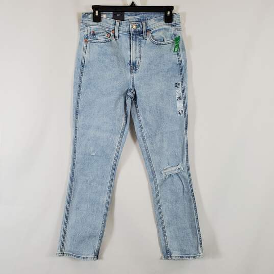 Gap Women's Blue Skinny Jeans SZ 28/6R NWT image number 1