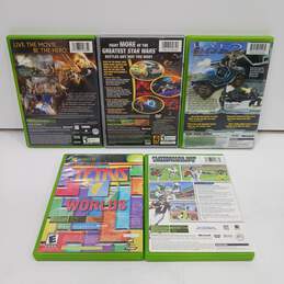 Lot Of 5 Assorted Microsoft XBOX Video Games alternative image