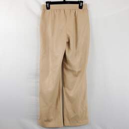Elie Tahari Women Tan Faux Leather Pants XS NWT alternative image