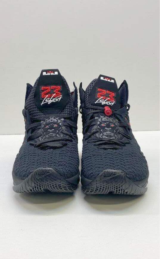 Nike LeBron 17 Sneakers Black Infrared 11.5 image number 3
