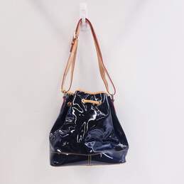 Dooney & Bourke Patent Leather Drawstring Bucket Bag Black alternative image