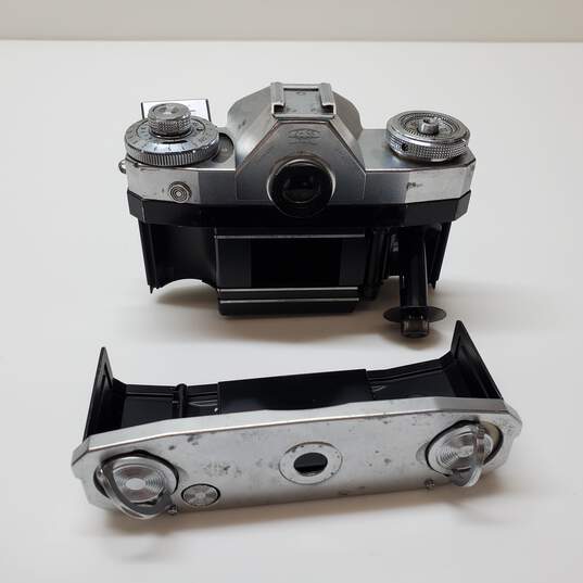 Zeiss Ikon Contaflex Vintage 35mm SLR Film Camera w/Pantar 1:2.8 f=45mm Lens For Parts/Repair image number 5