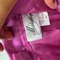 NWT Michelangelo Womens Pink Purple Strapless Top And Skirt 2 Piece Set Size 4 image number 4