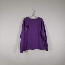 Womens Regular Fit Round Neck Long Sleeve Pullover Sweatshirt Size 2XL alternative image