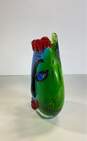 Murano Picasso inspired Style Face Vase Art Glass image number 3
