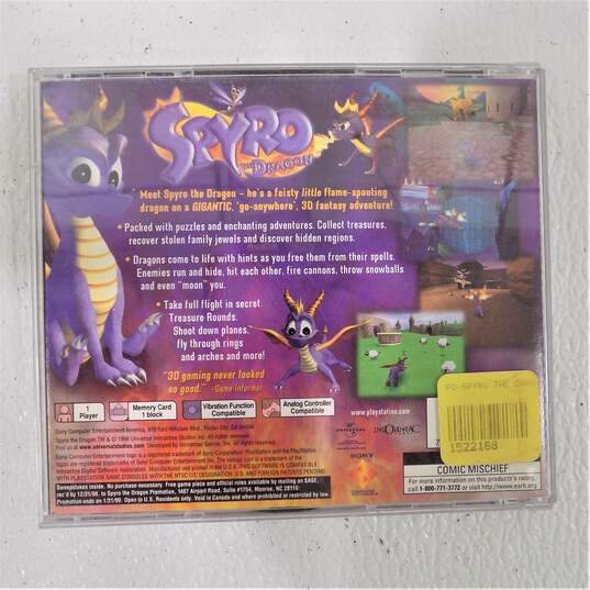 Spyro The Dragon Sony PlayStation PS1 CIB image number 6