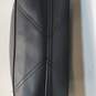 Steve Madden Black Faux Leather Large Travel Weekender Shoulder Shopper Tote Bag image number 4