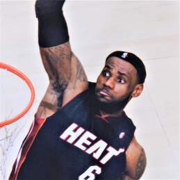 2012 LeBron James Panini Math Hoops 5x7 Basketball Card Miami Heat alternative image
