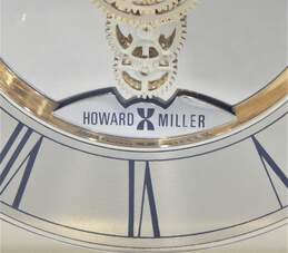 Howard Miller Brass Tone Skeleton Movement Mantel Clock Model 613565 alternative image