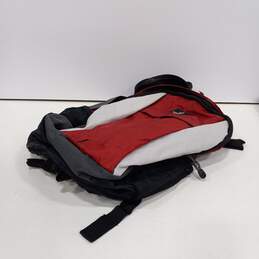 Multicolor Zip Top Handle Double Shoulder Strap Backpack alternative image