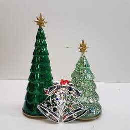 Lenox Assorted Lot of 3  Christmas Trees and Ornament Décor alternative image