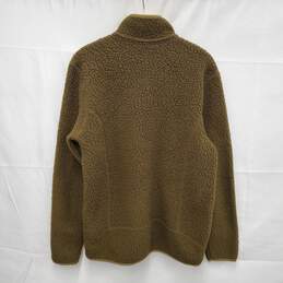 Patagonia MN's Retro Green Half Zip Fleece Pullover Size M alternative image